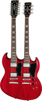 Harley Benton DC-Custom II 612 Cherry Cherry High Gloss