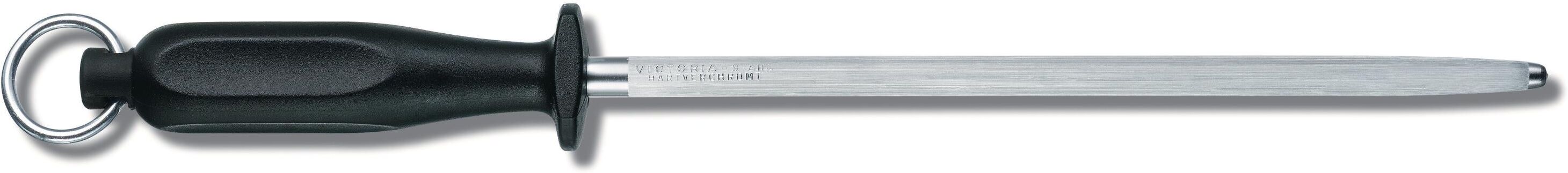 Messerschärfer VICTORINOX, schwarz (schwarz, stahlgrau), Stahl, Messerschärfer, Messerschärfer schwarz, stahlgrau Einheitsgröße