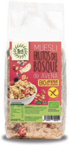 Sol Natural Oat Muesli F. Del Bosque S-Gluten Bio 425 gr 425 gr