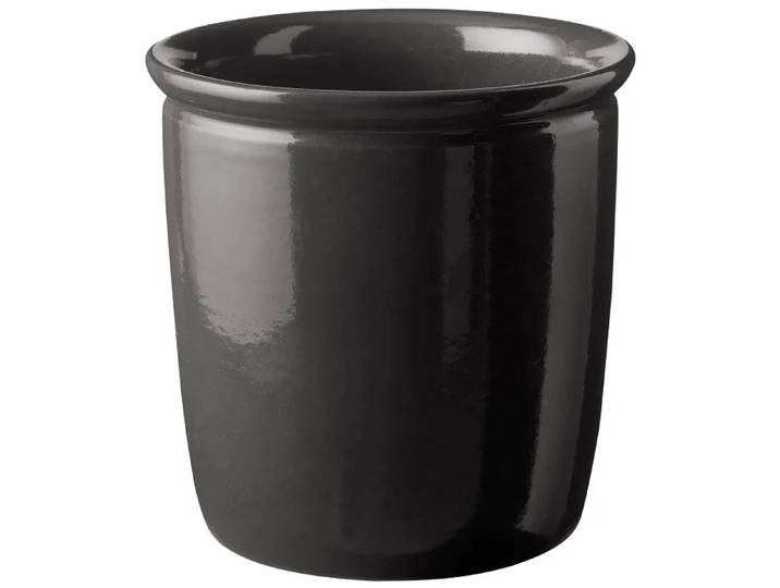 Knabstrup Keramik Bocal Pickle 4 l gris anthracite