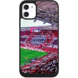 Nivocase Handyhülle für Apple iPhone 11 Hülle NIVOpure Case Schwarz FC Bayern München FCB Stadion (Apple iPhone 11), Smartphone Hülle, Schwarz