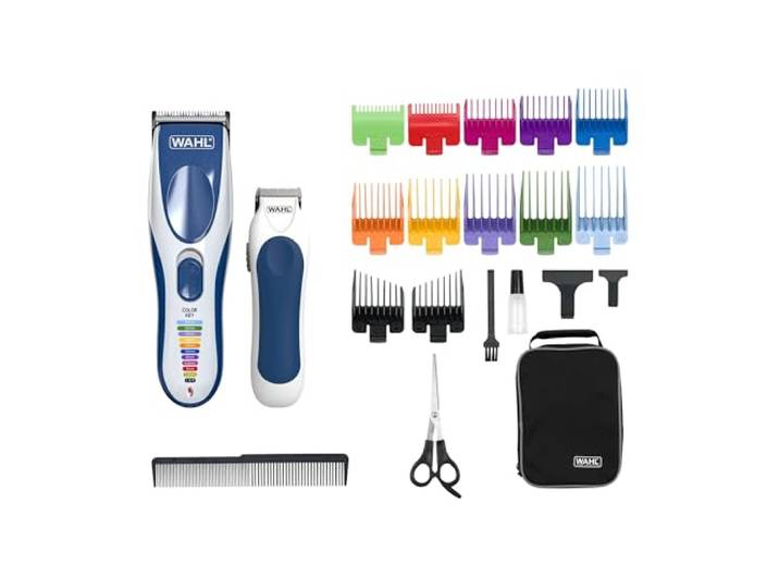 Wahl Colour Pro draadloze combi-tondeuse, opzetkammen met kleurcodering