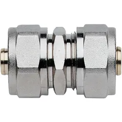 Schlüter Systems BEKOTEC-THERM-KU Verbindungskupplung für Durchmesser 10 mm vernickeltem Messing