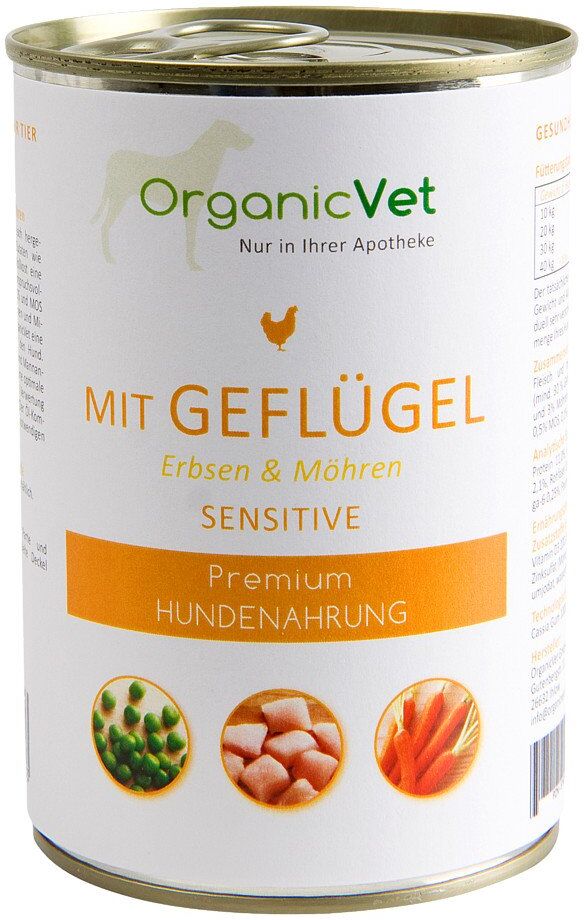 Dosennahrung Hund Sensitive Geflügel 400g