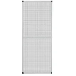 APANA Fliegengitter Insektenschutz Fenster Alu Rahmen Bausatz 130 x 240 cm weiß - auf Maß geschnitten