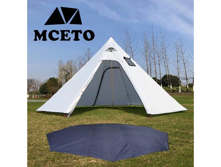 Tente Dakota idale de grande taille avec un trou de ney tendance, recommande un tipi de camping en plein air ultraléger de 220cm, abri AwO2, tente de randonnée