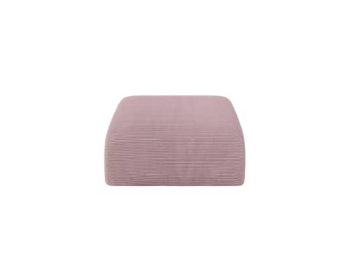 ALTDECOR Pouf Wohnzimmer Sitzhocker MIRA-PUF 91x89x40 Rosa Sitzsack Cord Sitzpuff Pouf Hocker mit Füllung