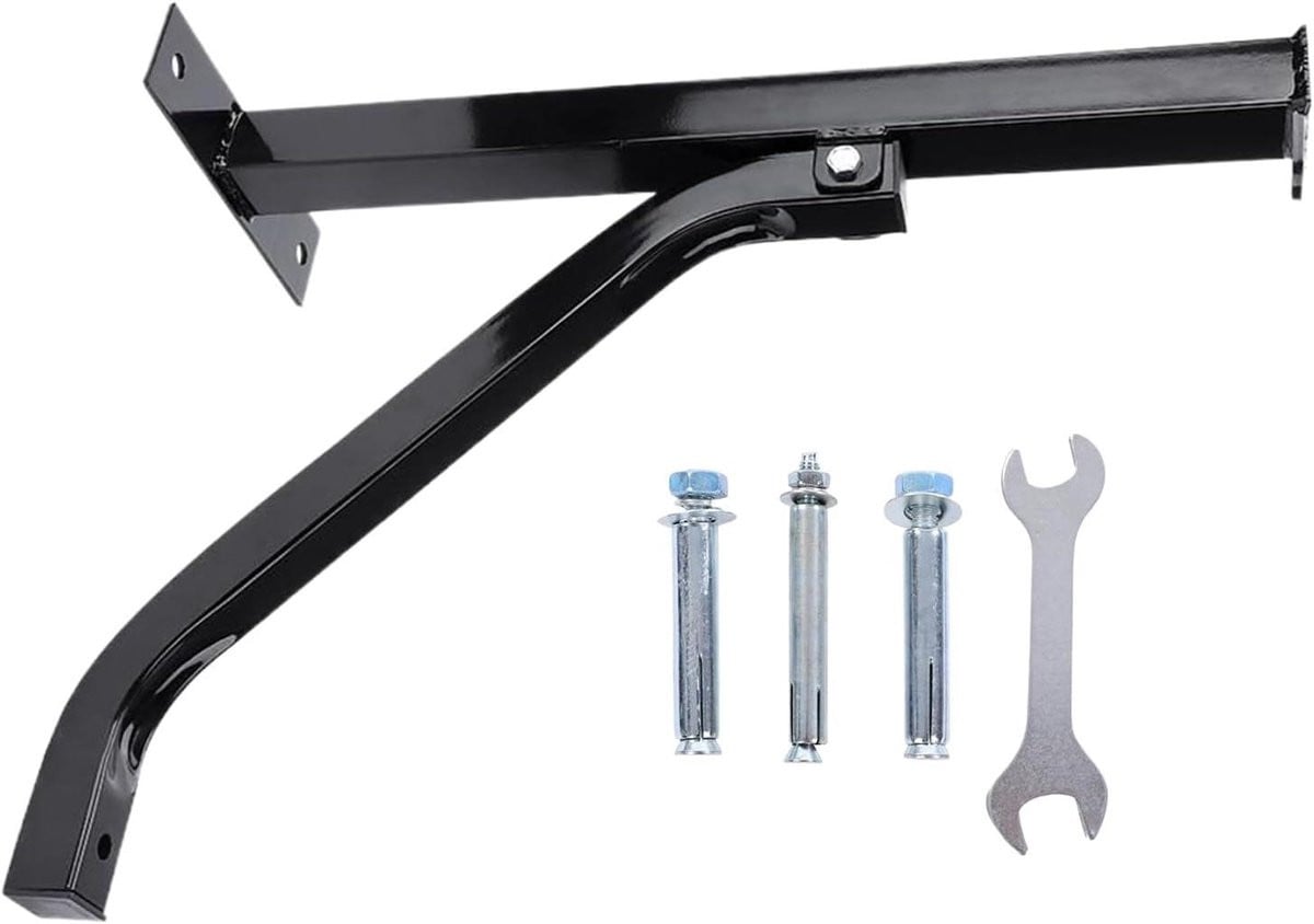 Punch Bag Wall Bracket Wandmontage Bokszak voor Krachttraining van Versterkt Staal B/D/H: 52,5 x 18,5 x 8 cm