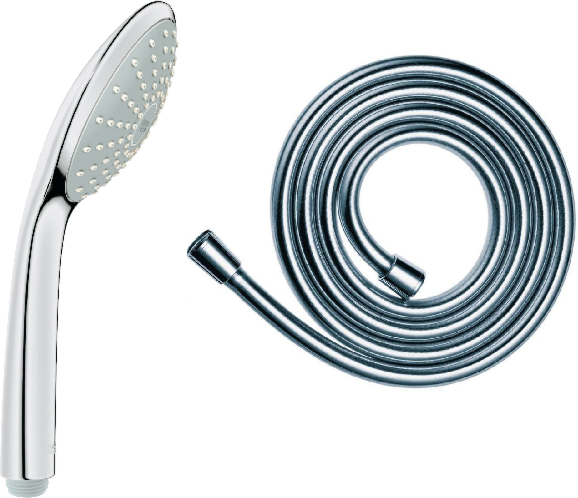 Grohe Euphoria 110 Mono Handbrause Set mit Brauseschlauch 160cm, chrom