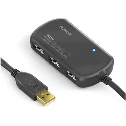 Purelink USB 2.0-Verlängerungskabel DS2200-120 12 m (12 m, USB 2.0), USB Kabel