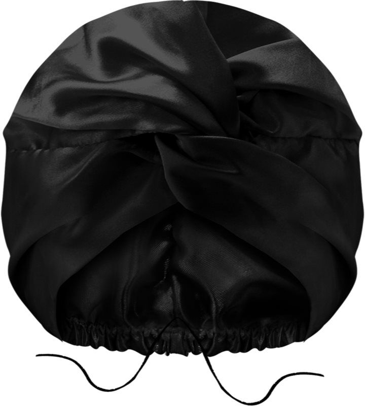 GLOV Double Layer Satin Bonnet turban en satin Black 1 pcs