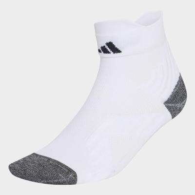 Laufsocken ADIDAS PERFORMANCE "RUN COMFY ANKLE", Damen, Gr. S (37/39), Sockengröße, weiß, schwarz, Obermaterial: 64% Polyamid, 32% Polyester, 4% Elasthan, Socken, für Erwachsene, mit sportlichem Stil, auf Bewegung ausgelegt