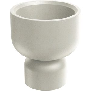 Ethick Übertopf Molta Grail TMG40, sand, Ø 40 x 43 cm, aus Kunststoff, für innen und außen