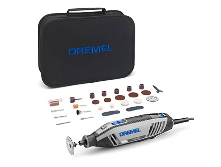 Dremel 4250 Outil Rotatif Multifonction 175W avec 35 Accessoires Vitesse Variable 5000-35000 tr/min pour Découper\, Poncer\, Percer\, Nettoyer\, Sculpter\, Polir\, Graver\, Meuler\, Défoncer