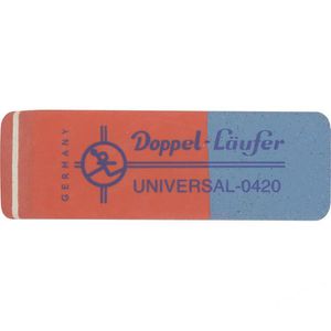 Läufer Radiergummi Universal-0420, für Blei-, Buntstifte und Tinte, aus Kautschuk