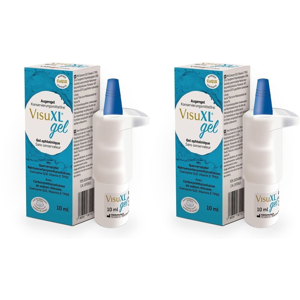 Visuxl Gel f.die Augen x2 2x10 ml Augengel