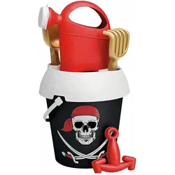 Adriatic Seau Pirate Noir D18 +Arrosoir