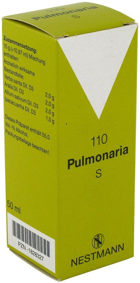 NESTMANN Pulmonaria S 110 Tropfen 50ml