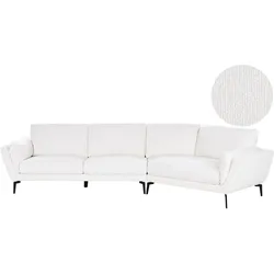 3-SITZER-SOFA Bouclé Weiß Kansseli