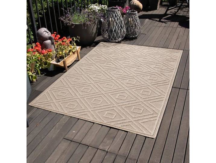 Tapis - CARPETTEX - 240 x 340 cm - Beige - Résistant - Style Scandinave