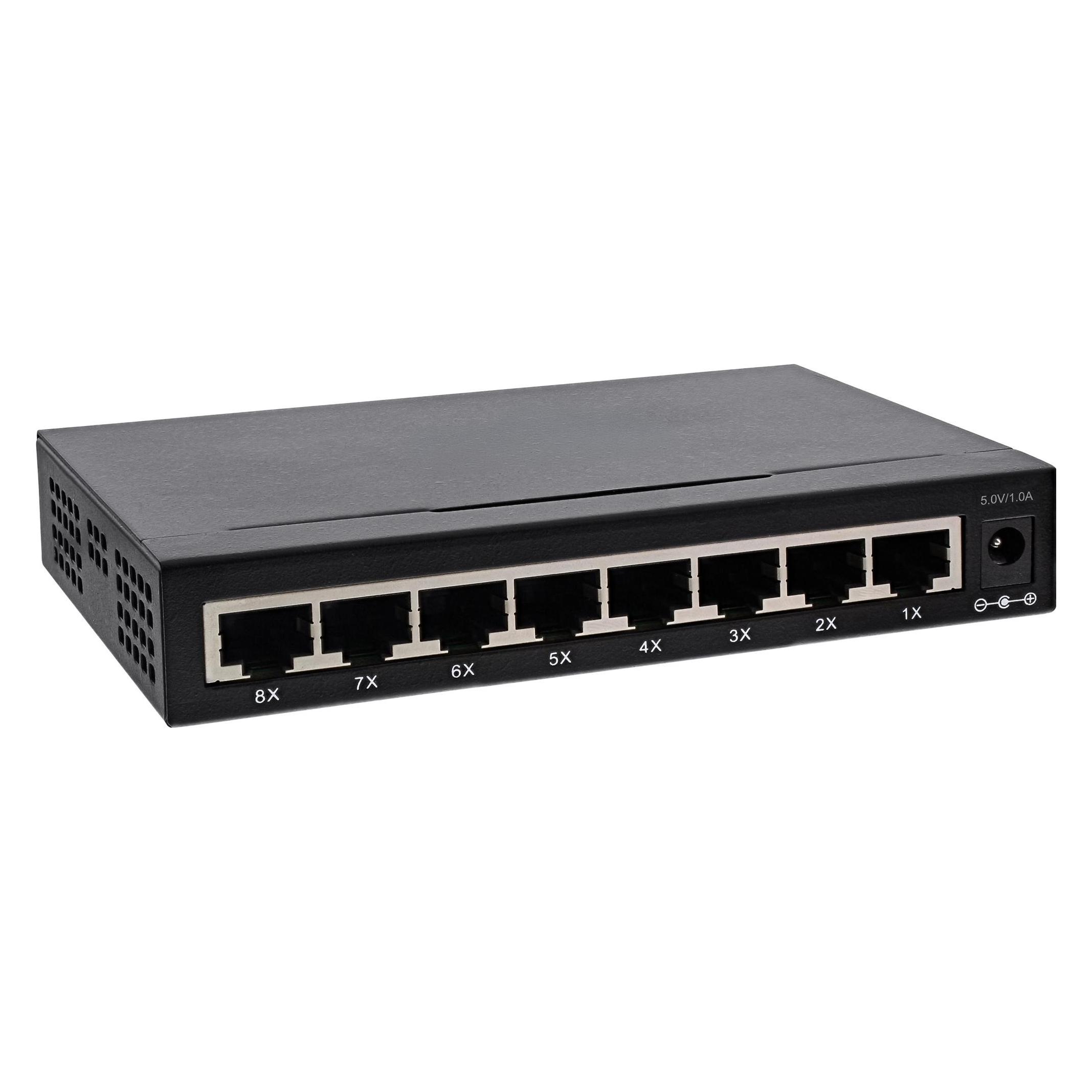 InLine Gigabit Switch 8x (8 Ports) (32308M)