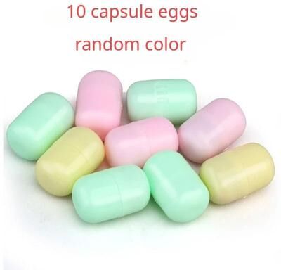 Uplift Essentials Mini Claw Machine And Capsule Toy Interactive Surprise Egg Dispenser 10 Capsule Eggs