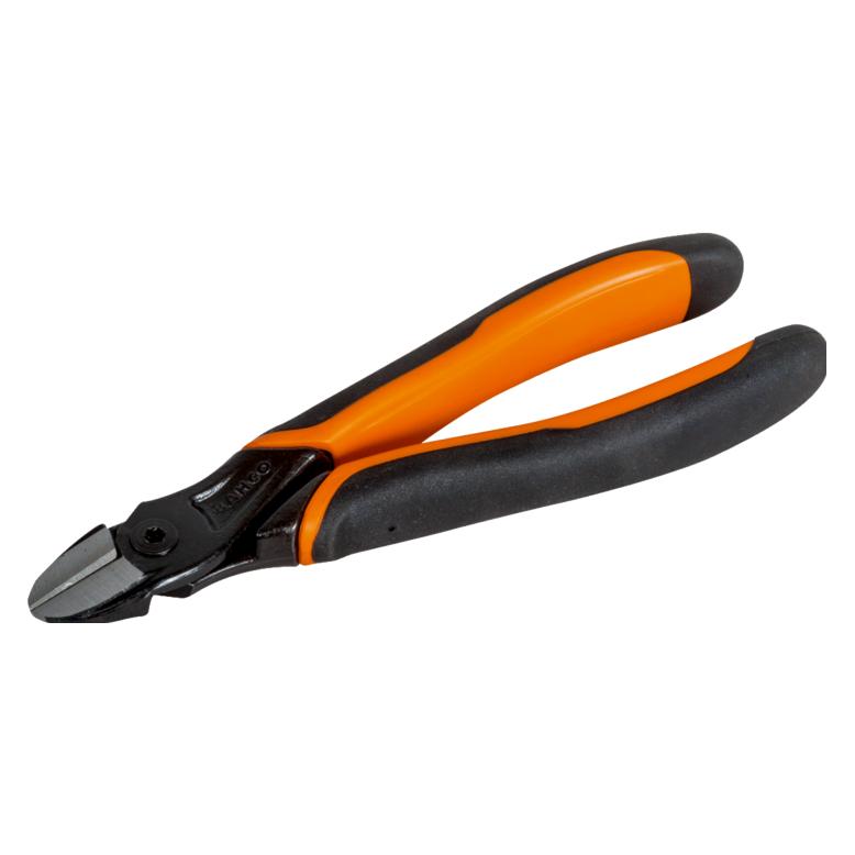 Bahco ERGO Seitenschneider mit Zwei-Komponenten-Griff, phosphatiert, 140 mm, Industrieverpackung (140 mm) (2101G-140IPD)