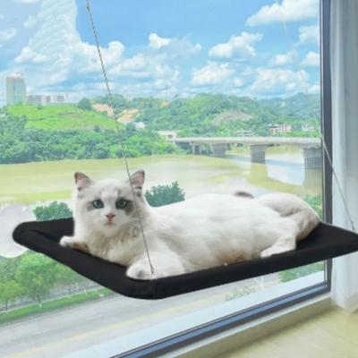 Uplifted Finds Sunny Window Mounted Cat Hammock black