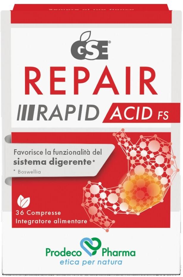 PRODECO PHARMA Srl GSE Repair Rapid Acid, 36 Compresse