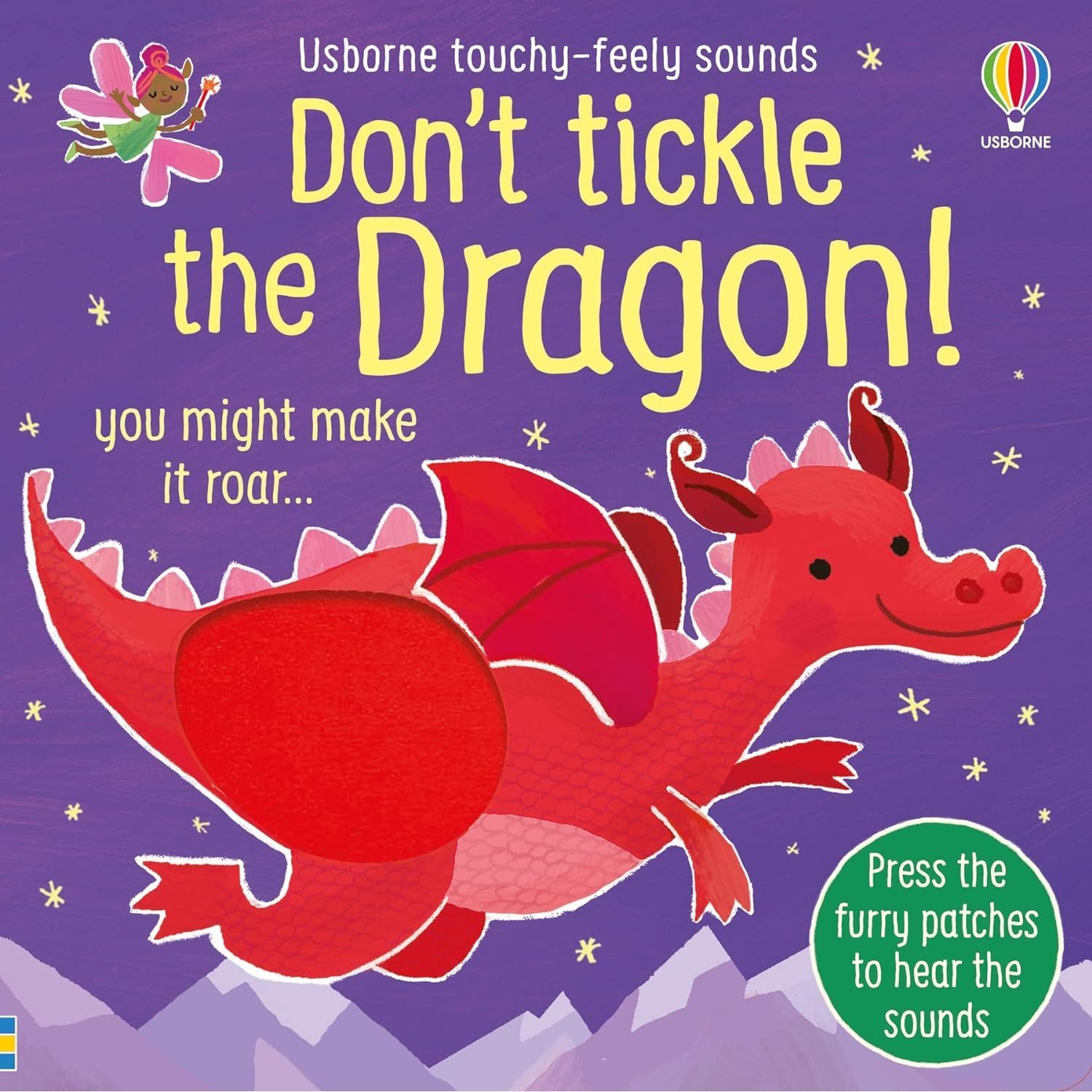 Usborne Don’t Tickle the Dragon! – Touch-and-Feel Sound Book for Babies & Toddlers   Noisy Interactive Board Book