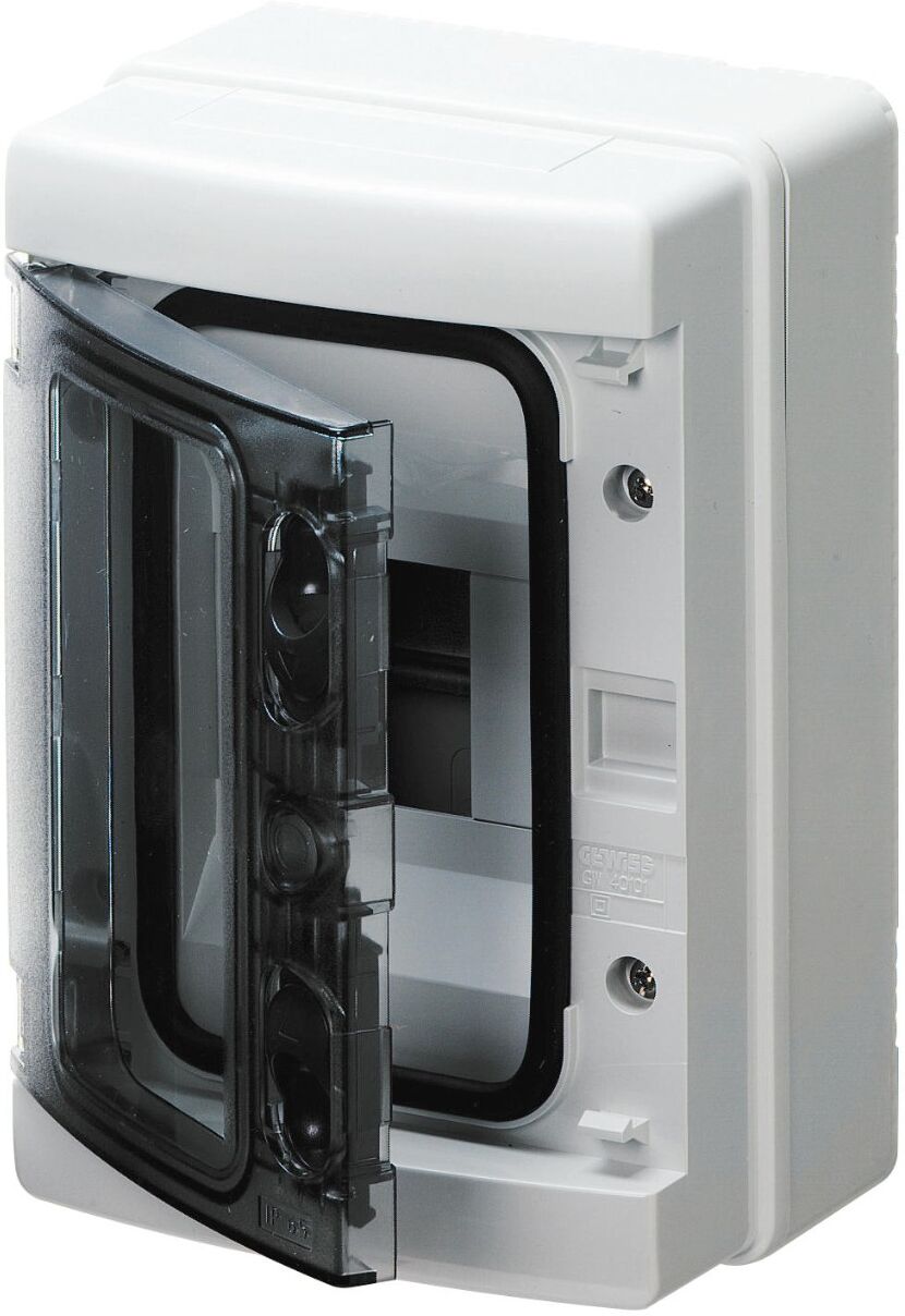 Coffret étanche IP65 400 V 4 modules GEWISS GW40101 Blanc