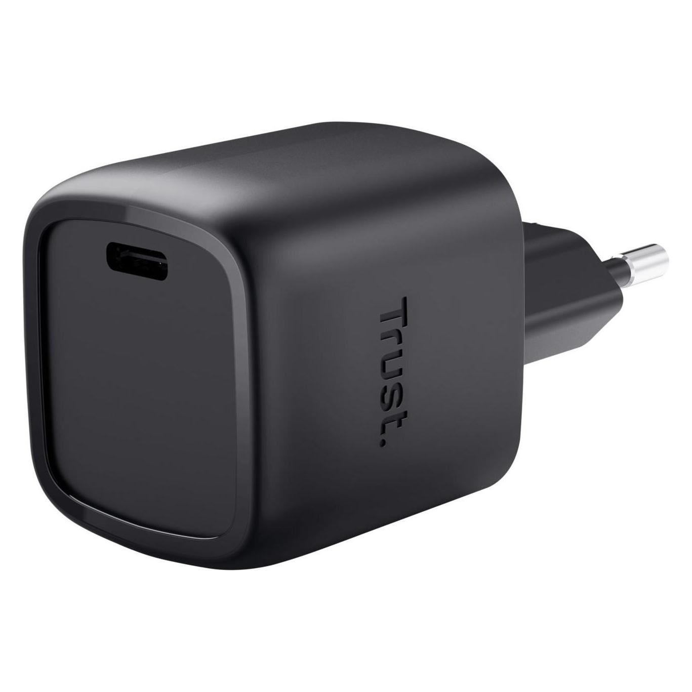 Trust Maxo 30w USB-C Gan Charger Blac (30 W, 1 Port) (25519)