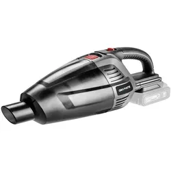 Graphite Zwei-in-eins-Akku-Staubsauger - manuell und vertikal. Energie + 18 V, ohne Akku, Staubsauger, Schwarz