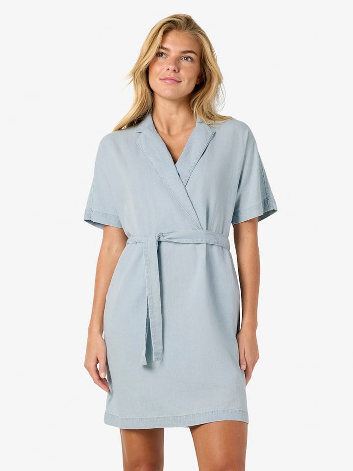 Noisy may Jeans-Kleid in Hellblau - XS