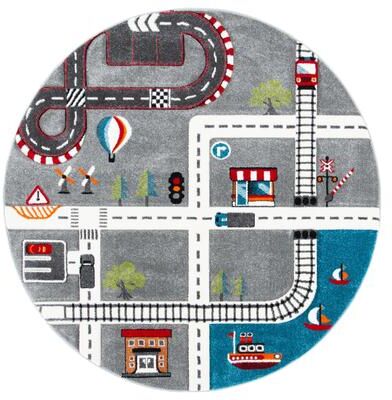 SAFAVIEH Carousel Kids Koika Neighborhood Road Rug