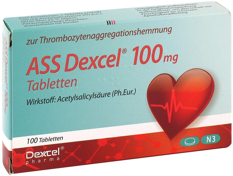 Ass Dexcel 100 mg Tabletten 100stk