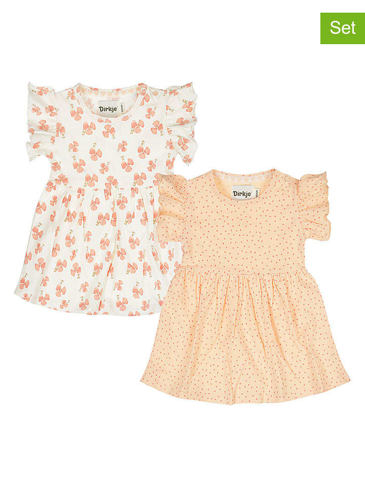 Dirkje 2er-Set: Kleider in Orange - 92