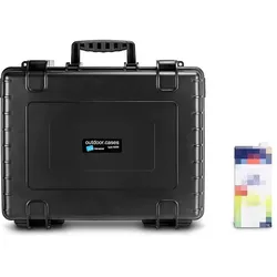 B+W Outdoor-Koffer Typ 6000 - RPD mit Facheinteilung (Fotokoffer, 32.60 l), Kameratasche, Schwarz