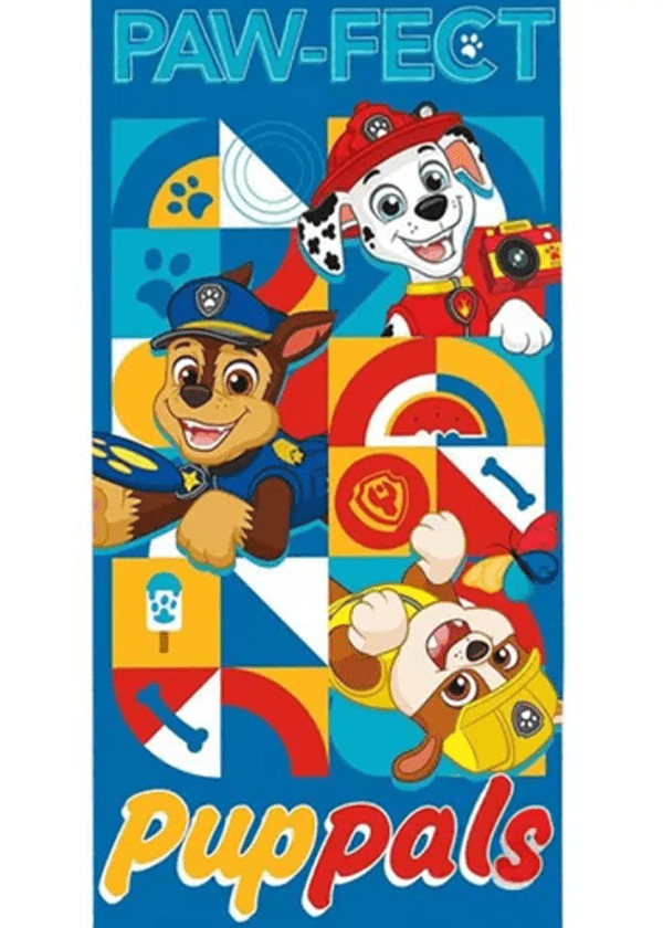 Paw Patrol strandlaken voor kinderen, 70 x 140 cm