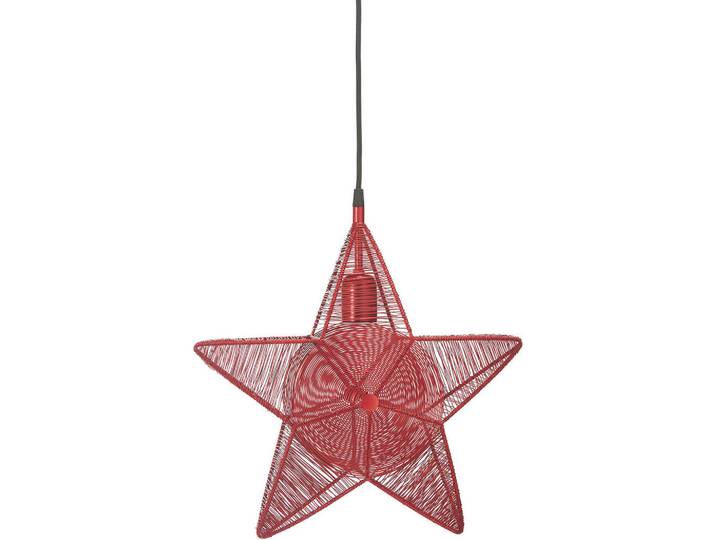 PR Home Dekostern Rigel, Rot, Metall, 40 cm, Dekoration, Dekofiguren & Skulpturen, Dekosterne
