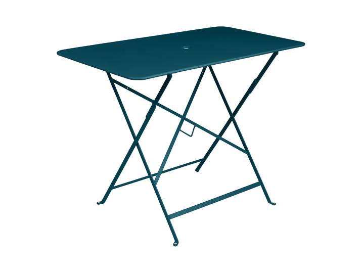 Fermob - Table rectangulaire Bistro - Bleu - Acier laqué - Designer Frédéric Sofia