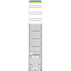 f-tronic 7120322 Kombinationsfeld 1-feldrig, H=1350mm, Vert. 1r, APZ, Komm., VK9APZ