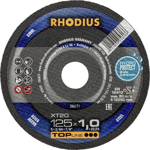 Rhodius 206171 Trennscheibe gerade 125mm Stahl