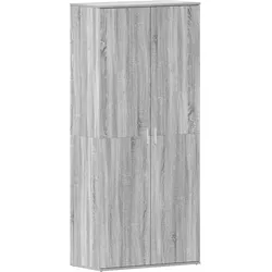 vidaXL Schuhschrank Graues Sonoma 80 x 39 x 178 cm Holzwerkstoff