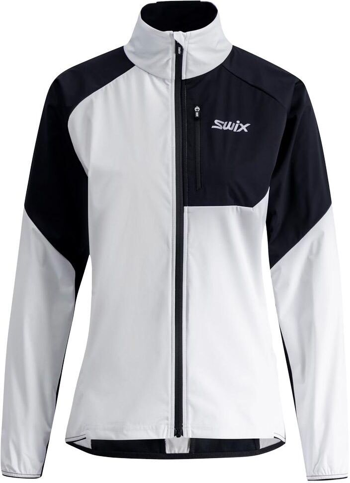 Swix  - Focus Wind Jacket W Bright White Black - L - Veste Nordique