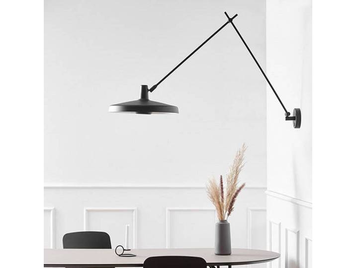 GRUPA Wandleuchte Arigato, schwarz, für Arbeitszimmer / Büro, Metall