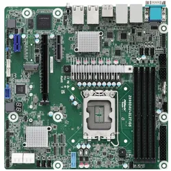 AsRock Mainboard Z690D4U-2L2T/G5 micro-ATX Sockel 1700 DDR5-only Single (LGA 1700, Intel Z690H, mATX), Mainboard