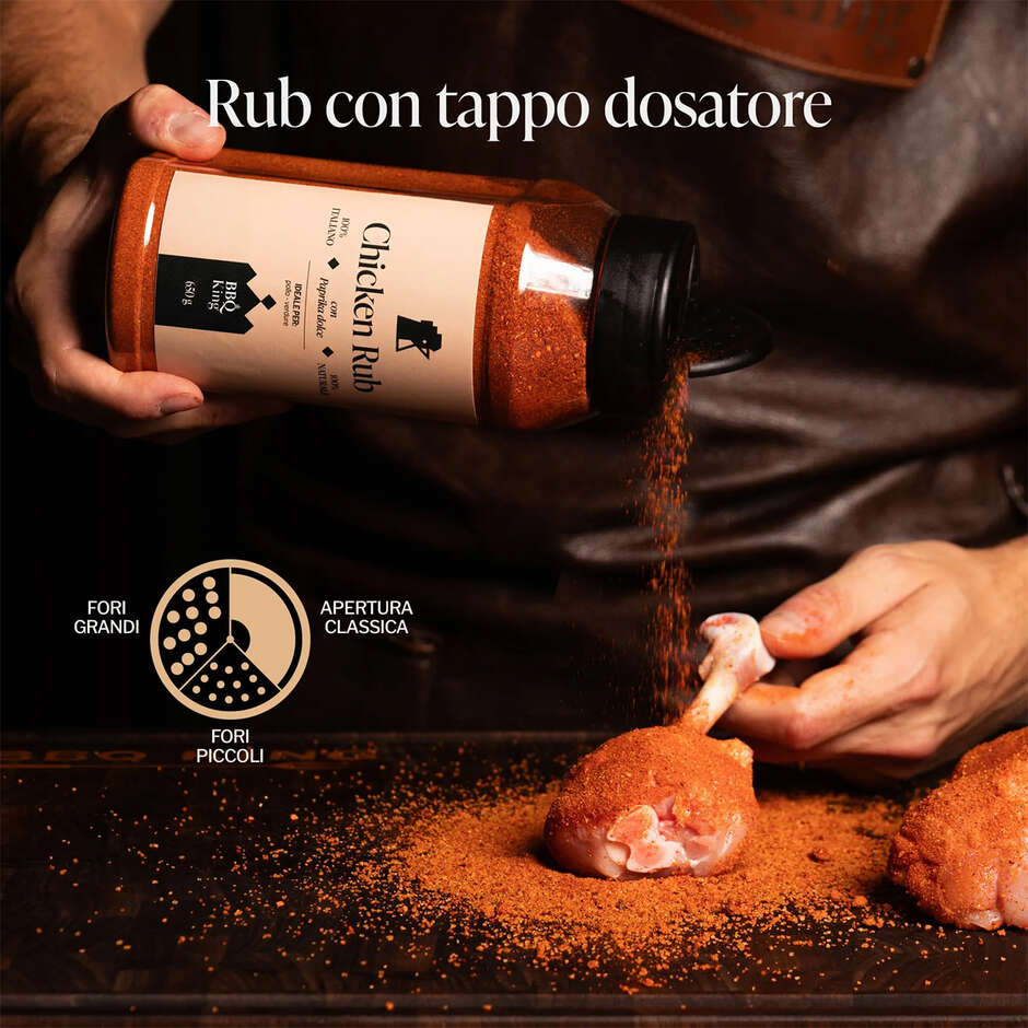 BBQ King Chicken Rub (650 g) - Assaisonnement pour Viandes Blanches