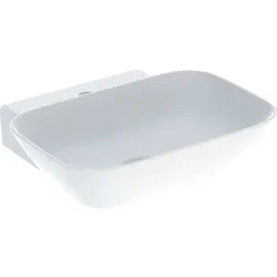 Geberit ONE Aufsatzwaschtisch Schalenform, Abgang vertikal, 50x14x40cm, 505.041.01.6, Ausführung: Hahnloch mittig
