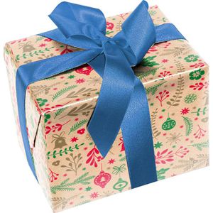 Clairefontaine Geschenkpapier Weihnacht 211725C, mehrfarbig, 70cm x 50m